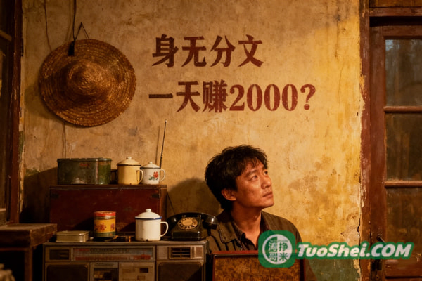身无分文一天赚2000？先醒醒晚点再做梦！